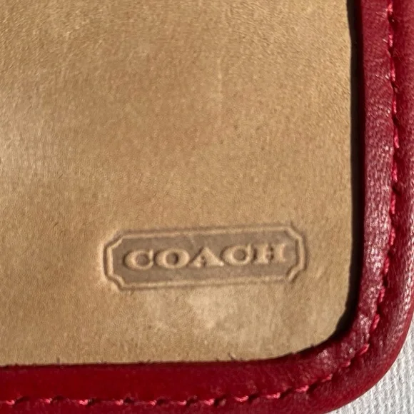 Coach vintage red jewelry holder - Picture 7 of 7